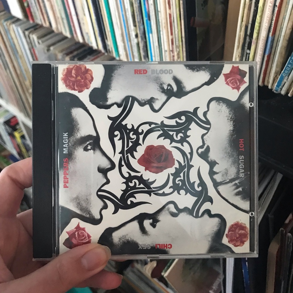1991 Red Hot Chili Peppers - Blood Sugar Sex Magik CD (White, Black, Red)